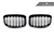 Replacement Dual Slats Stealth Black Front Grilles - F20 1 Series