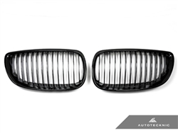 Replacement Gloss Black Front Grilles - E92 Coupe / E93 Cabrio / 3 Series