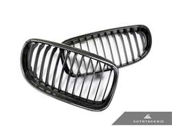 Replacement Carbon Fiber Front Grilles - E90 Sedan / E91 Wagon / 3 Series LCI