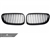 Replacement Stealth Black Front Grilles - E92 Coupe / E93 Cabrio / 3 Series LCI