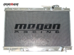 Megan Racing High Performance Aluminum 2 Rows Radiator For 01-05 Honda Civic MT ONLY