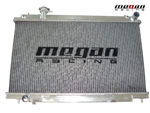 Megan Racing High Performance Aluminum 2 Rows Radiator For 03-06 Nissan 350Z