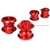 aFe Power Control Solider Rear Subframe Mount Set Red For 10-15 Chevrolet Camaro