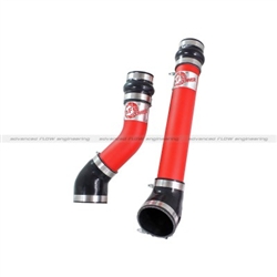 aFe Power Bladerunner 3" Red Intercooler Tube Hot And Cold Side With Couplings And Clamps For 94-02 Dodge Diesel Truck L6-5.9L