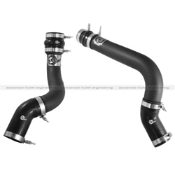 aFe Power Bladerunner Black Intercooler Tube Hot And Cold Side With Couplings And Clamps For 13-14 GM Diesel Truck L6-6.7L