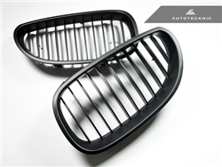 Replacement Stealth Black Front Grilles - E60 Sedan / E61 Wagon / 5 Series