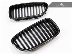 Replacement Carbon Fiber Front Grilles - F10 Sedan / F11 Wagon / 5 Series