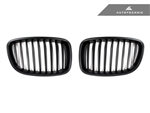 Replacement Stealth Black Front Grilles - F07 5 Series Gran Turismo