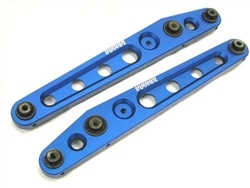 Megan Racing Rear Lower Control Arm Set Blue For 92-95 Honda Civic
