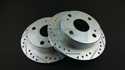 P2M Toyota AE86 GTS Rear Brake Rotors
