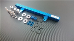 P2M Nissan S13 SR20DET Billet Aluminum Fuel Rail Kit - Top Feed