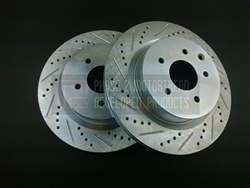 P2M Nissan 350Z / G35 Rear Brake Rotors (Brembo)