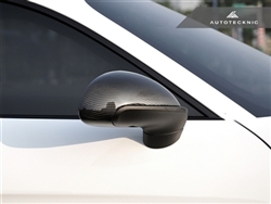 Replacement Carbon Fiber Mirror Covers - Porsche 991 Carrera / 981 Cayman / Boxster
